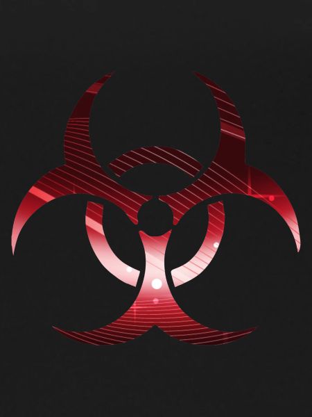 Biohazard red