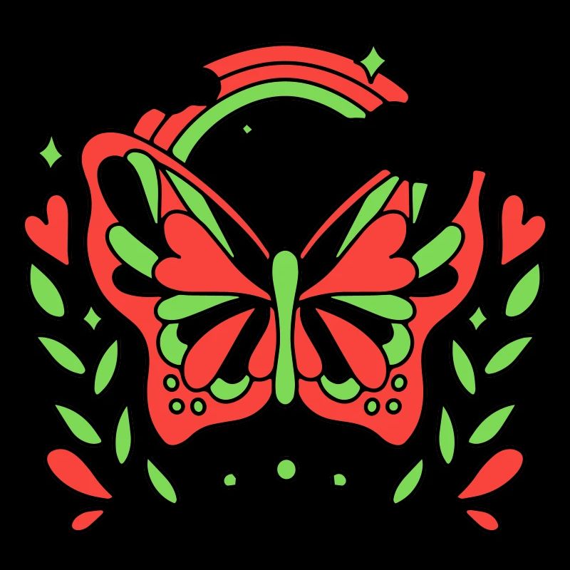 Papillon rétro