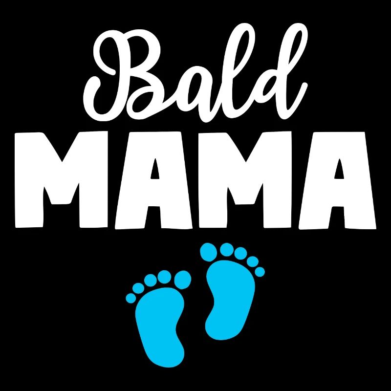 Bald Mama Sohn Baby Mutter
