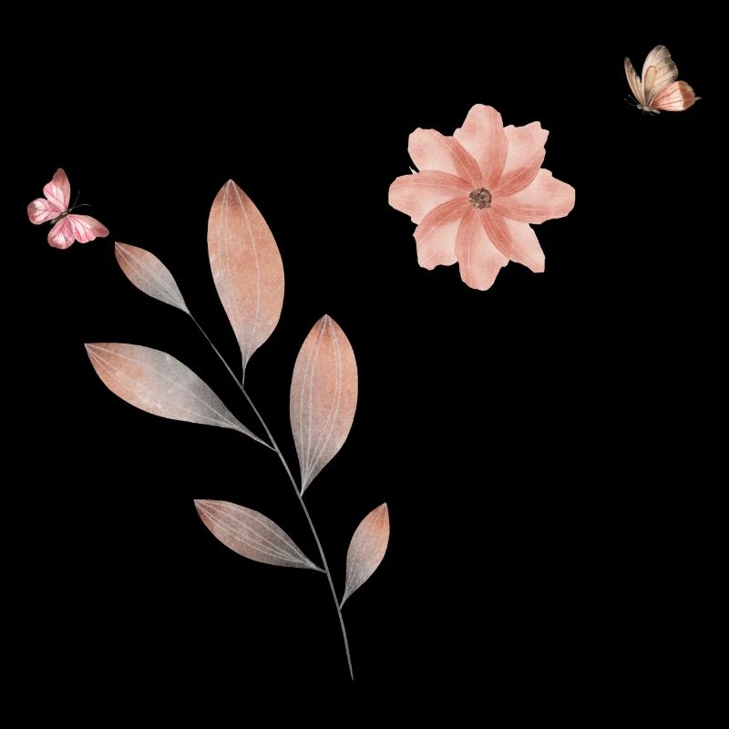 Buchstabe g Wildblumen Aquarelle