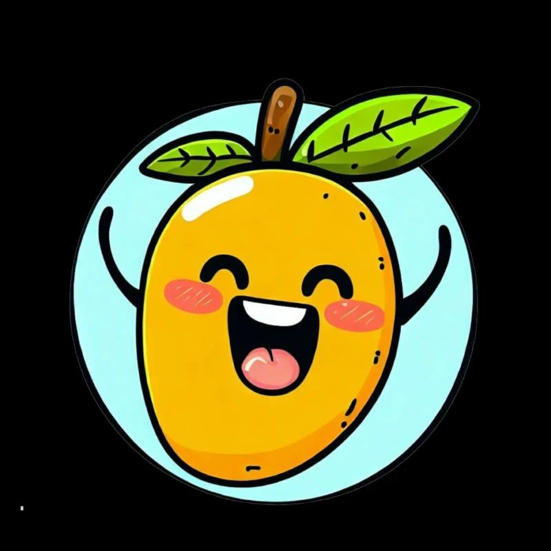 Fröhliche Mango