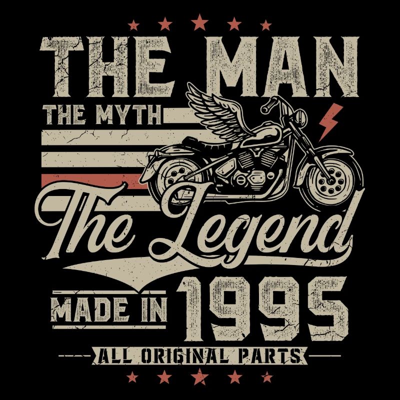 1995 Mann Mythos Legende Motorrad Biker