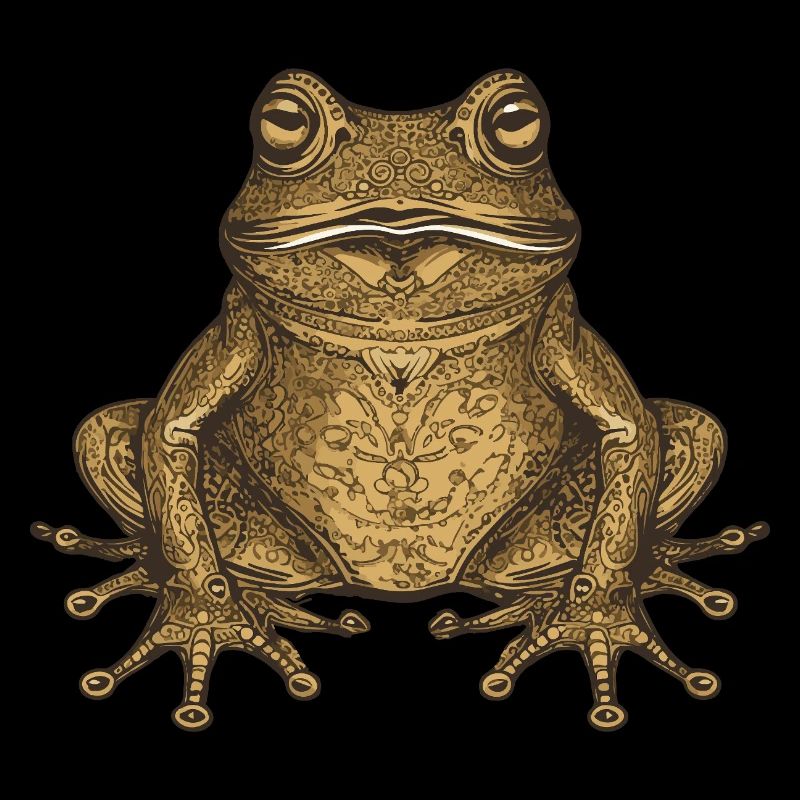 Portrait de grenouille