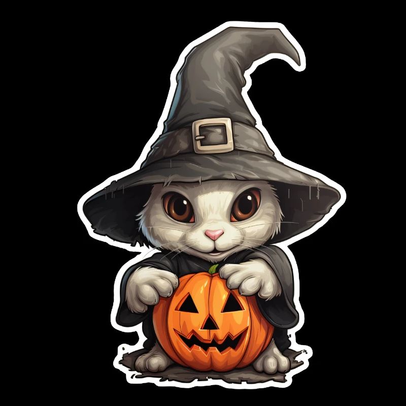 Lapin sorcière d’Halloween