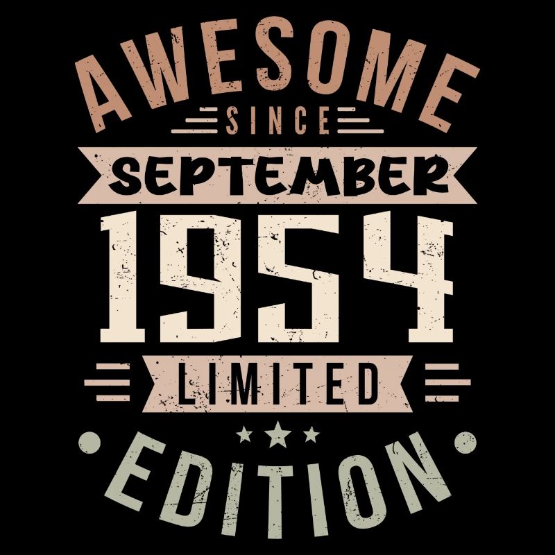 1954 September Birthday Born September 1954