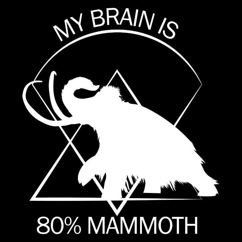 Funny Mammoth Stone Age Ice Age Design Prehistoric