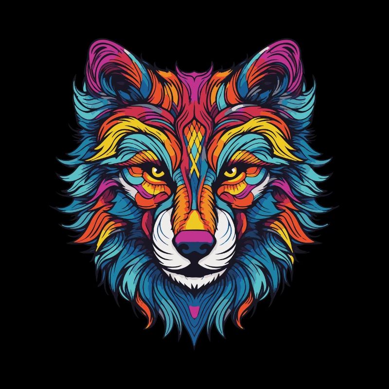 Portrait de loup
