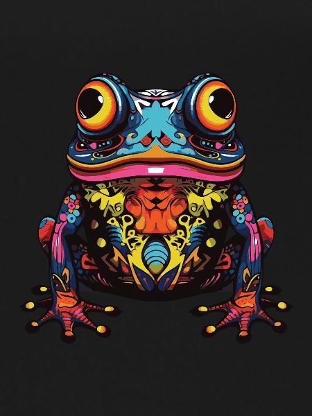Portrait de grenouille