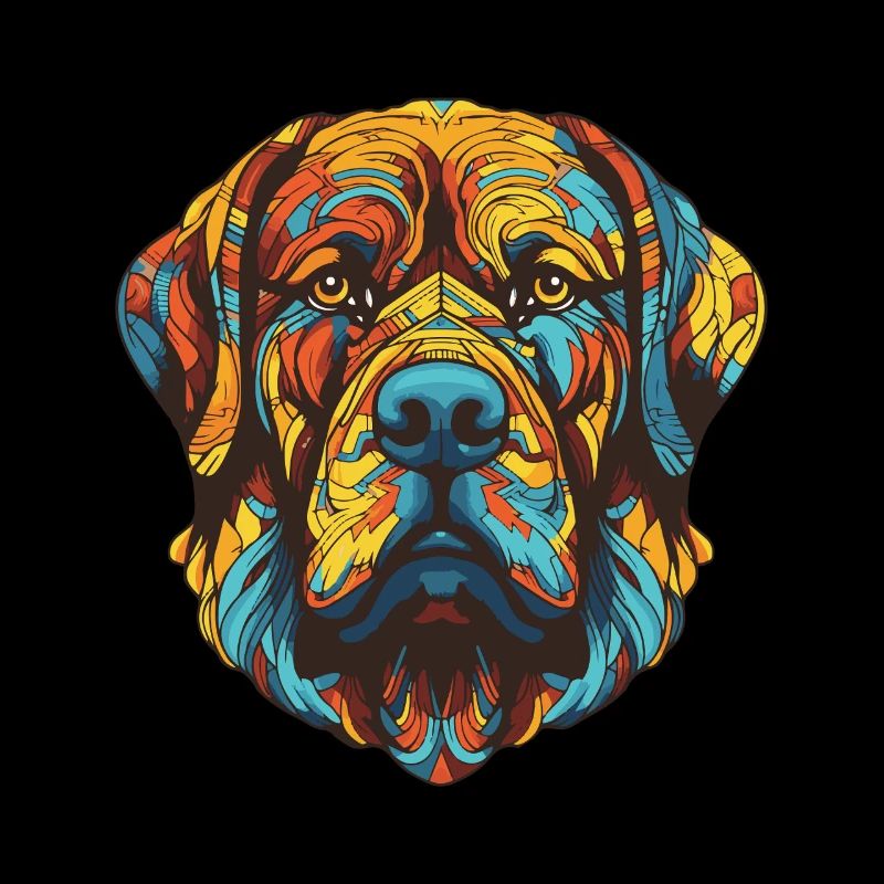 Mastiff Dog Portrait