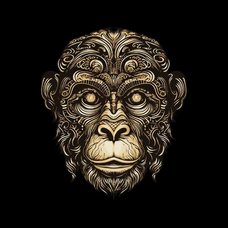 Monkey Portrait