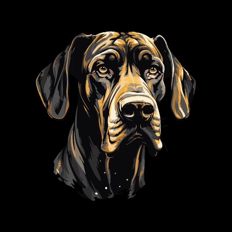 Great Dane Hund Portrait