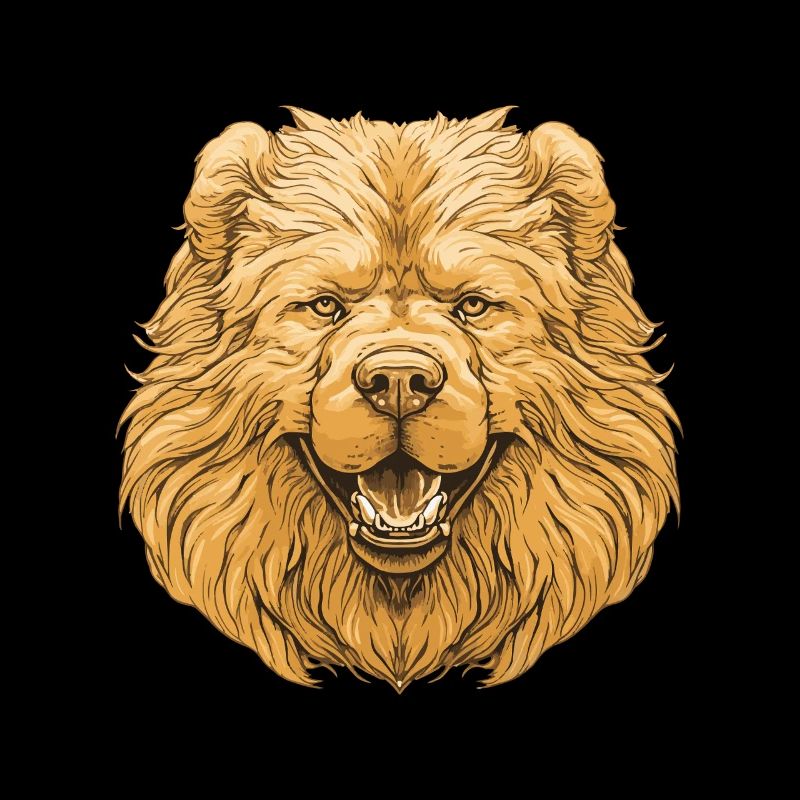 Chow Chow Dog Portrait
