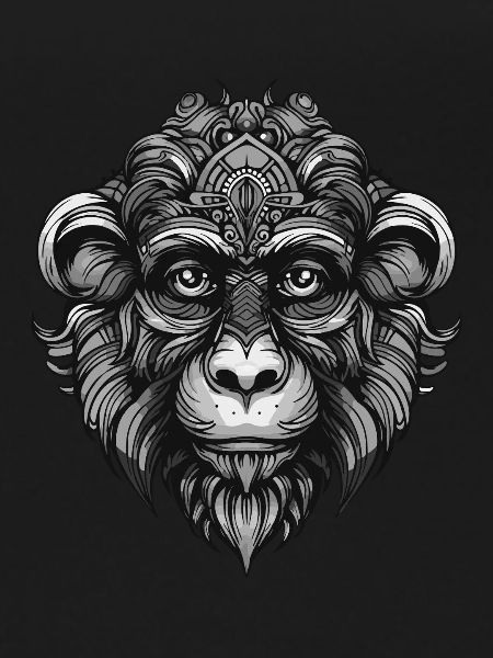 Monkey Portrait