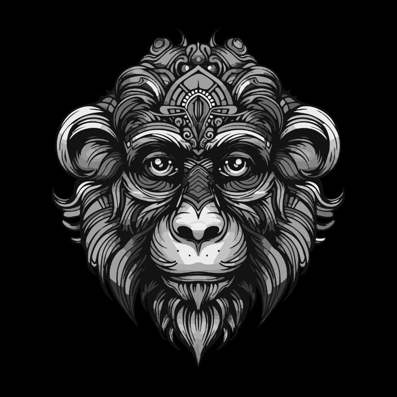 Monkey Portrait