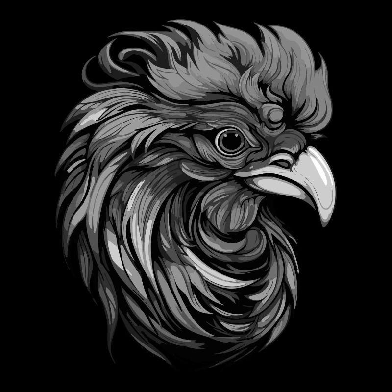 Portrait de coq