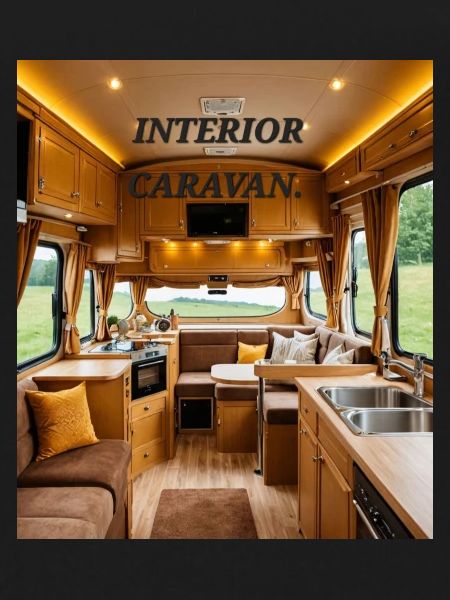 Caravan interior.