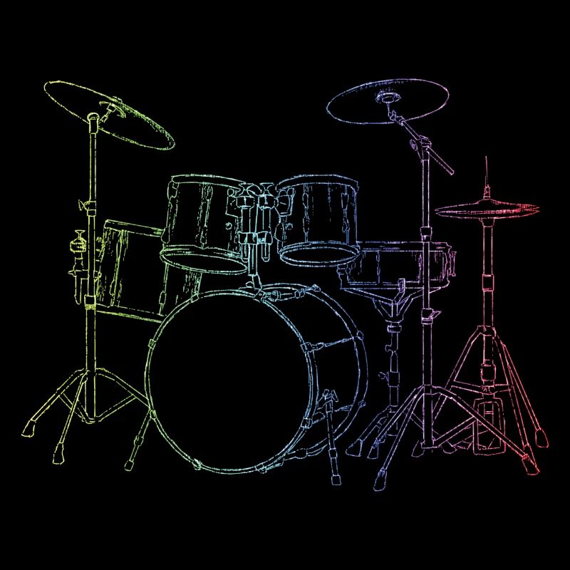 Drumset Sticks Schlagzeuger Schlagzeug Drummer