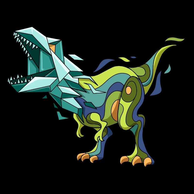 Dinosaur Dino Abstract T-Rex