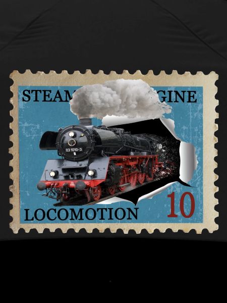 Steam locomotive stamp