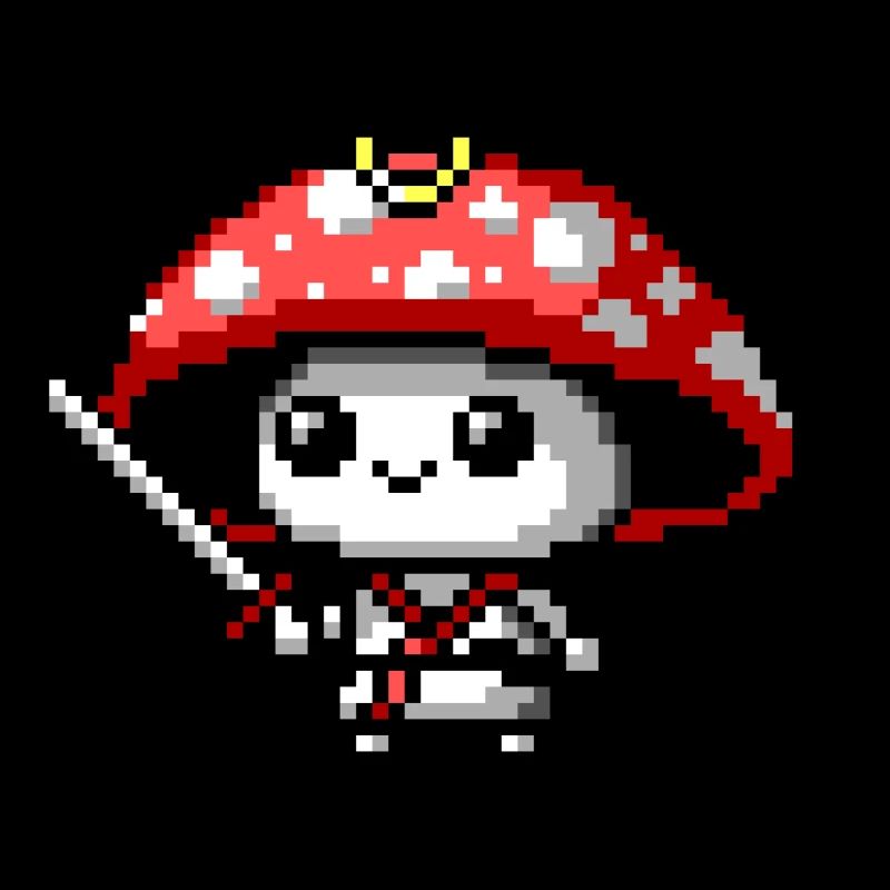 Samouraï champignon 8 bits