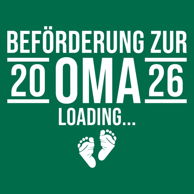 Oma 2026 loading - Werdende Großmutter