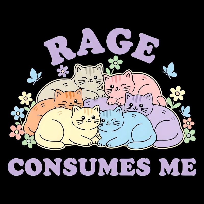 Nuage câlin des chats pastel