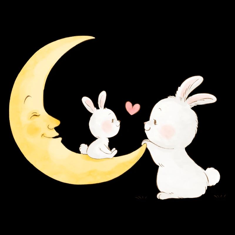 Maman avec bébé lapin