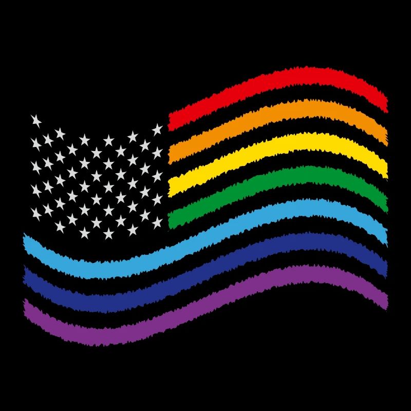 Drapeau arc-en-ciel des États-Unis