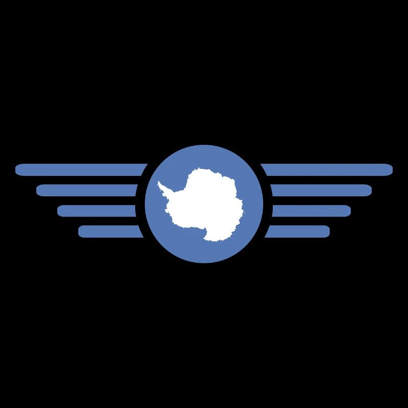 J’aime l’Antarctique, T-shirt design de style élégance
