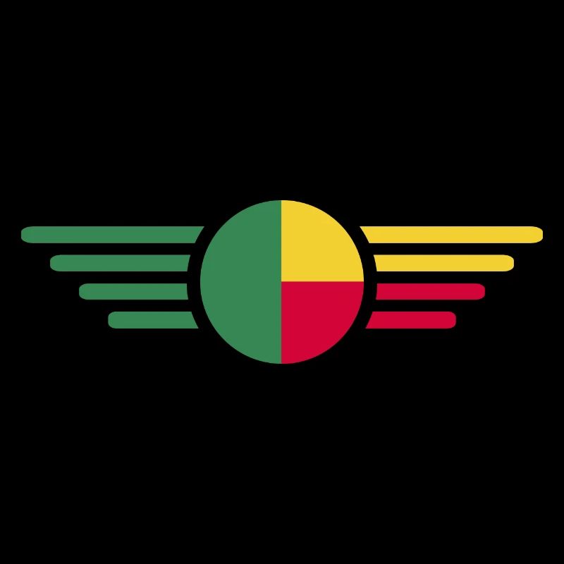 J’aime le Bénin, T-shirt design de style élégance