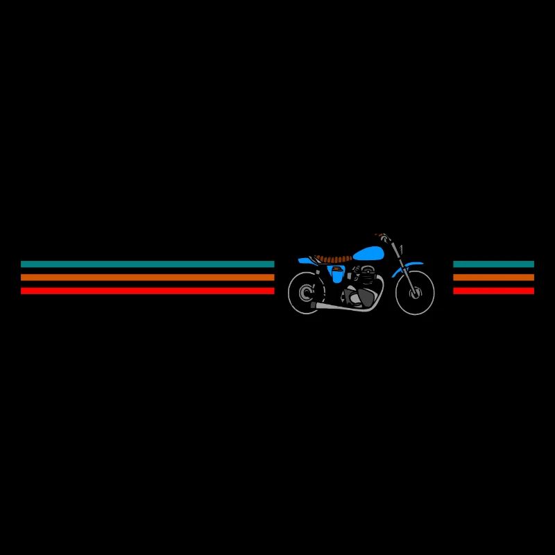 Moto Cafe Racer Retro Design