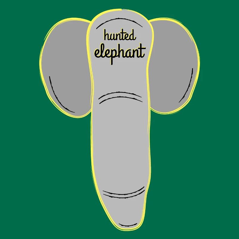 Lustiger Elefant oder großer Penis Design Shirt