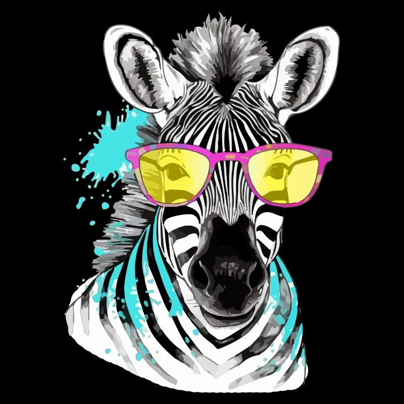 Lapi the spectacled zebra