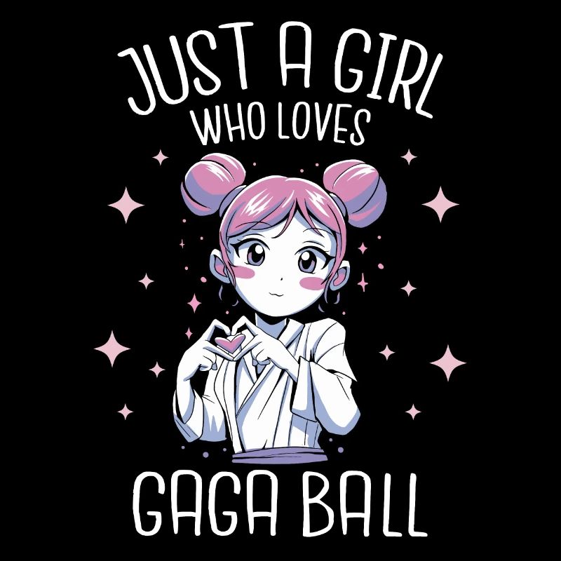 Nur ein Mädchen, das Gaga Ball liebt