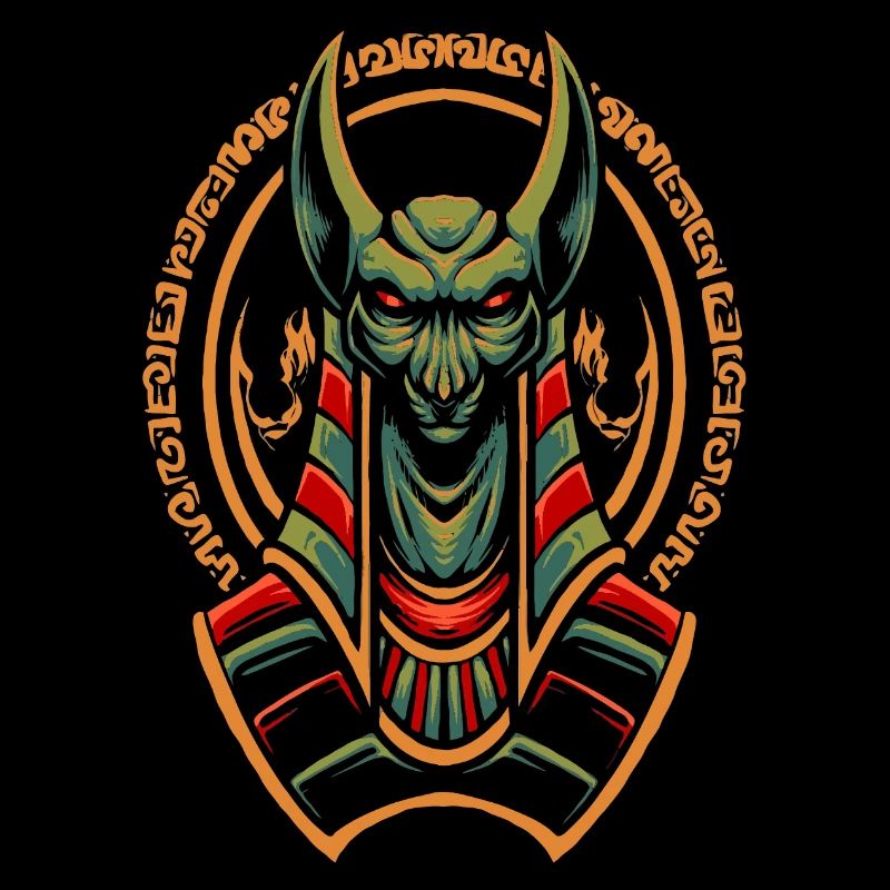 Hiéroglyphe égyptien drapeau du Nil pyramide du pharaon Le Caire