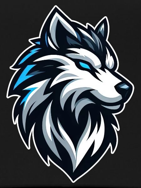 Wolf Illustration Emblem