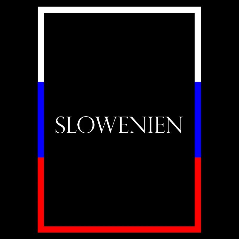 Slovénie Lettrage de la déclaration avec drapeau