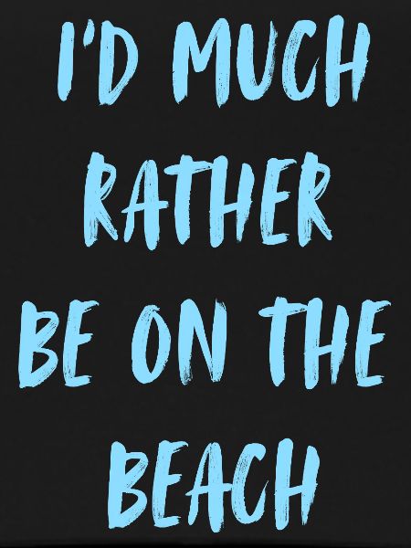 Strandliebhaber Spruch Design