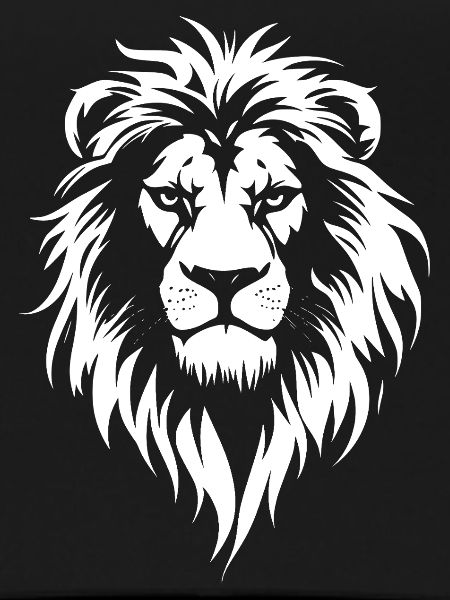 lion face lion head