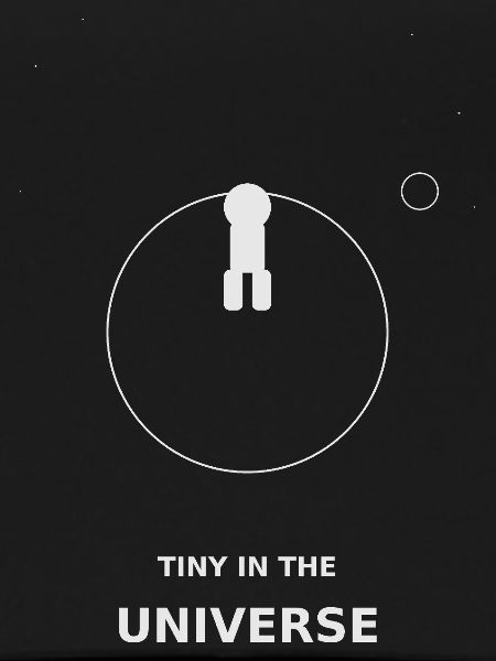 Tiny in the Universe