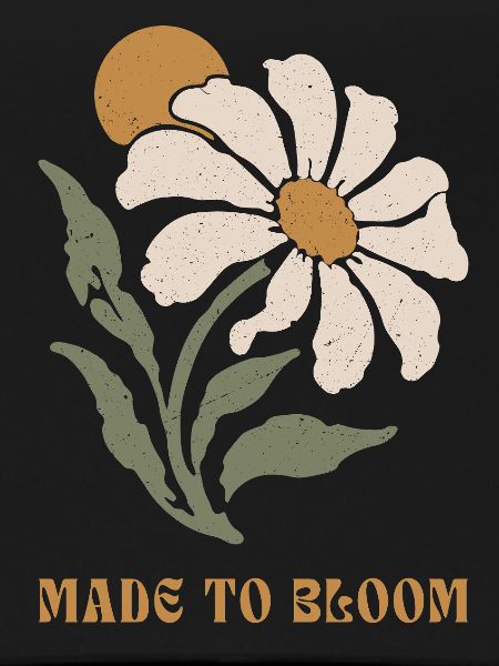 Bloom Daisy Botanischer Wappen