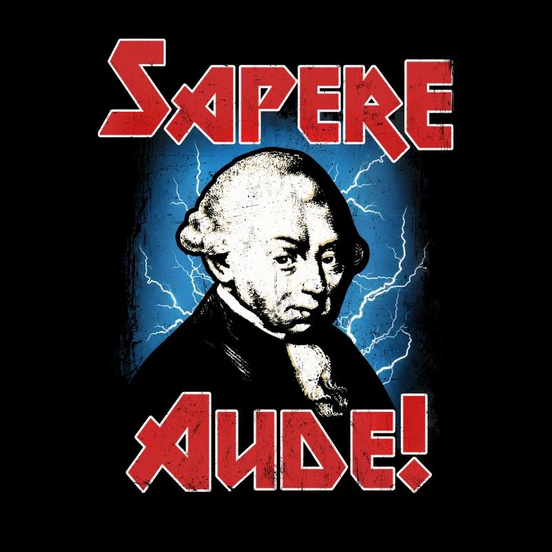 SAPERE AUDE IMMANUEL KANT ROCKS PHILOSOPHER GIFT