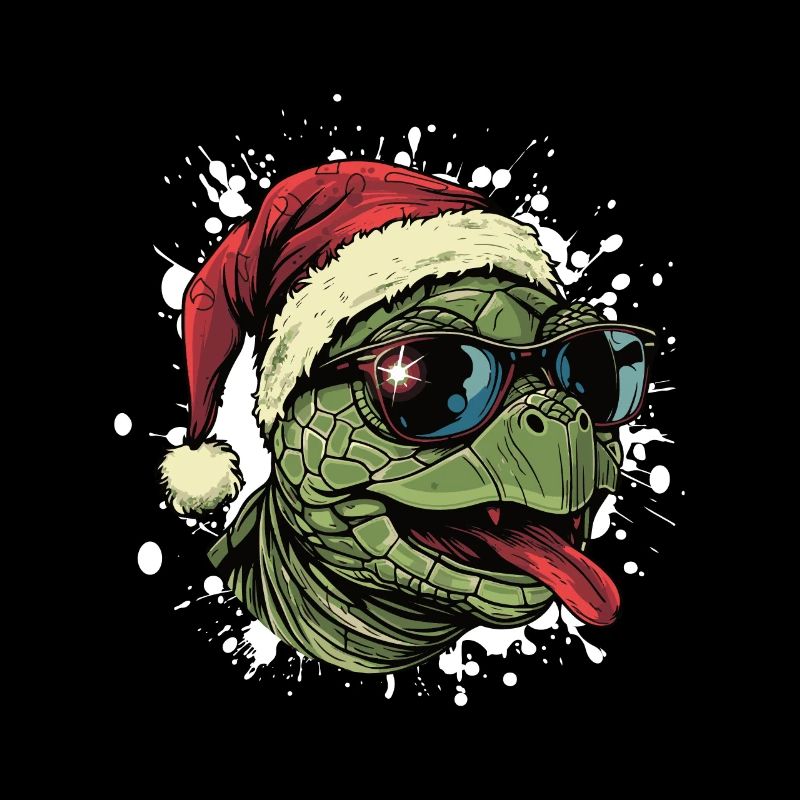 Turtle Christmas Funny