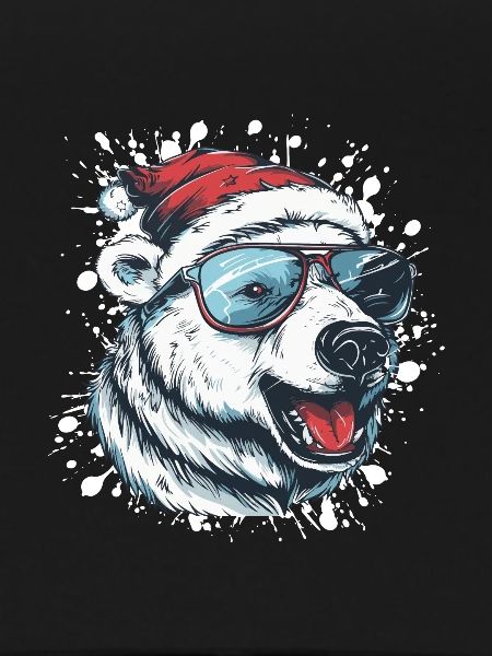 Polar Bear Christmas Funny