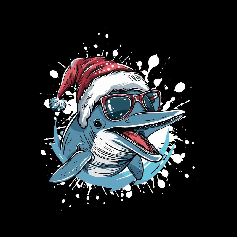 Dauphin Noël Drôle