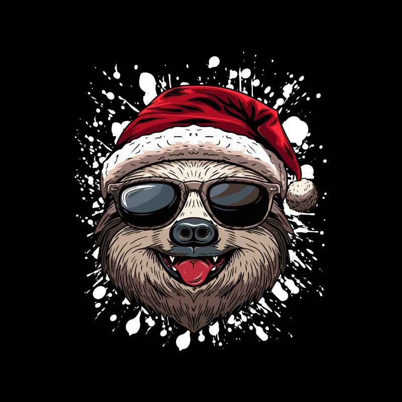Faultier Weihnachten Lustig