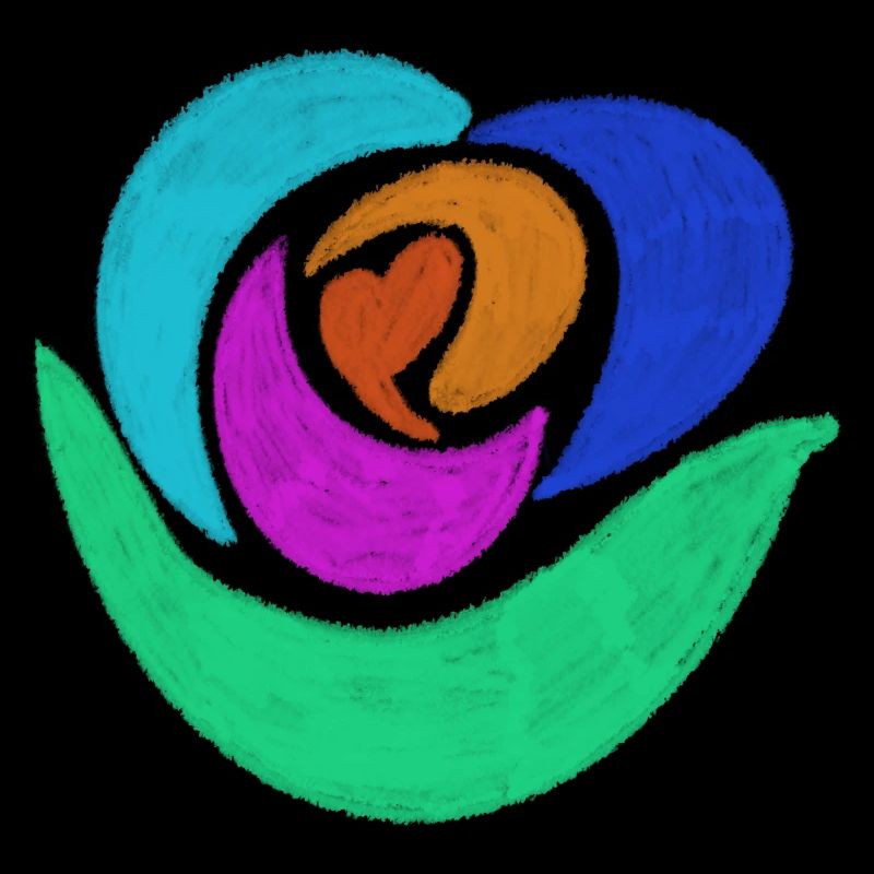 Rainbow rose