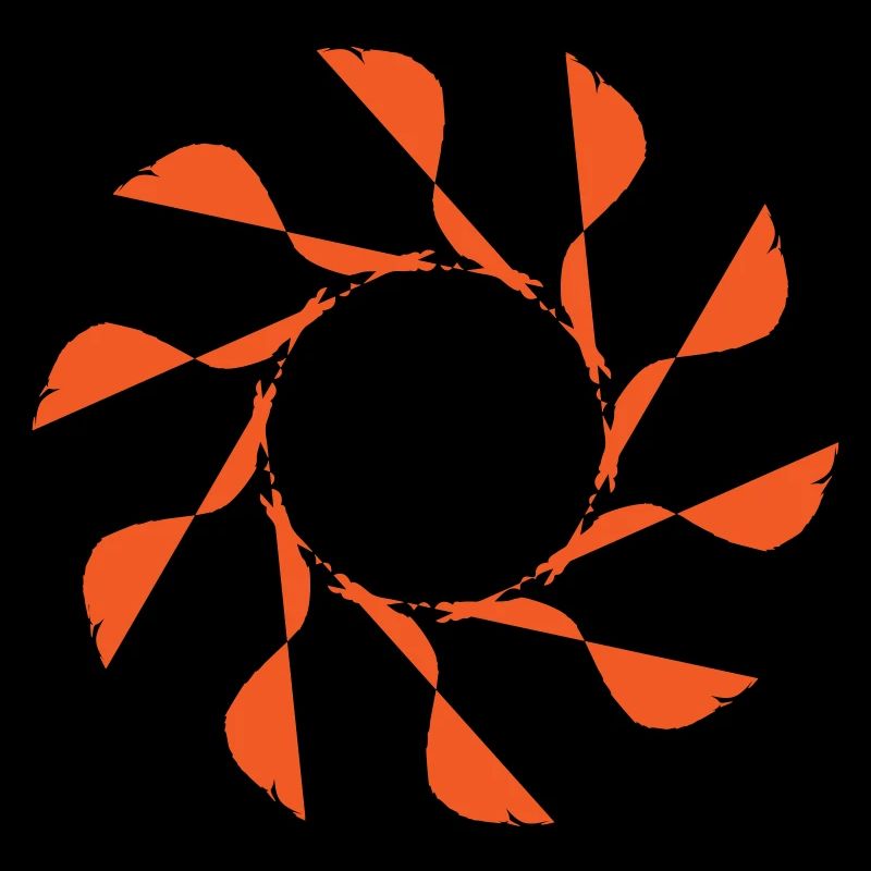 Windmill, Flower, Random Pattern, Vectorgraphic