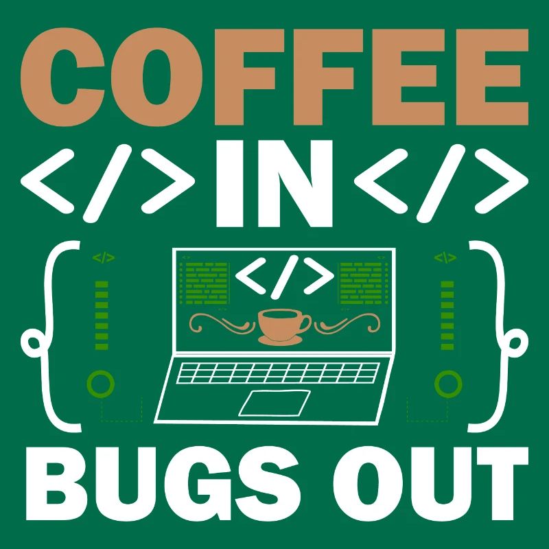 Kaffee-Codierung Programmierer Programmierer Entwickler Nerd Coff