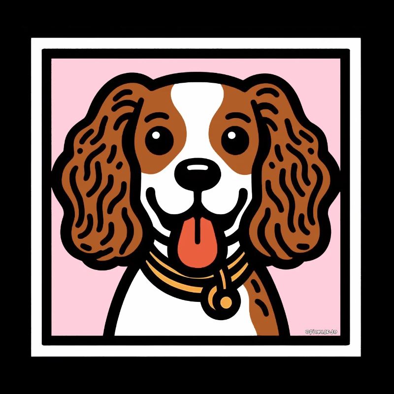 Cavalier King Charles Spaniel pop art